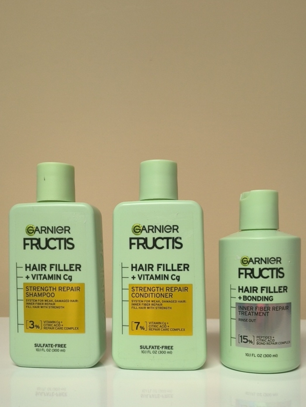 Garnier Fructis Hair Filler Set in Mint Green